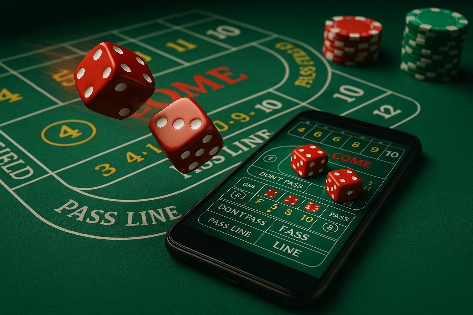Craps online para principiantes: reglas, apuestas de línea y plan de mesa