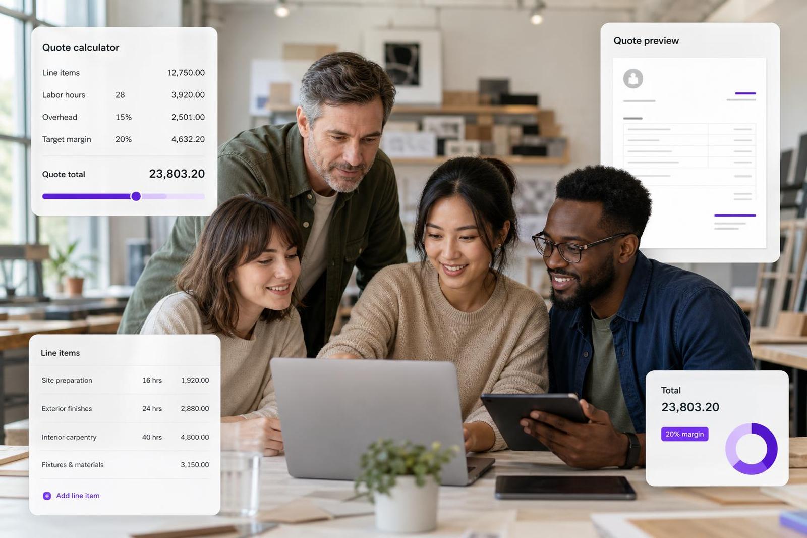 Quote Calculator for Service Businesses: Build Prices From Costs, Margin, and Scope