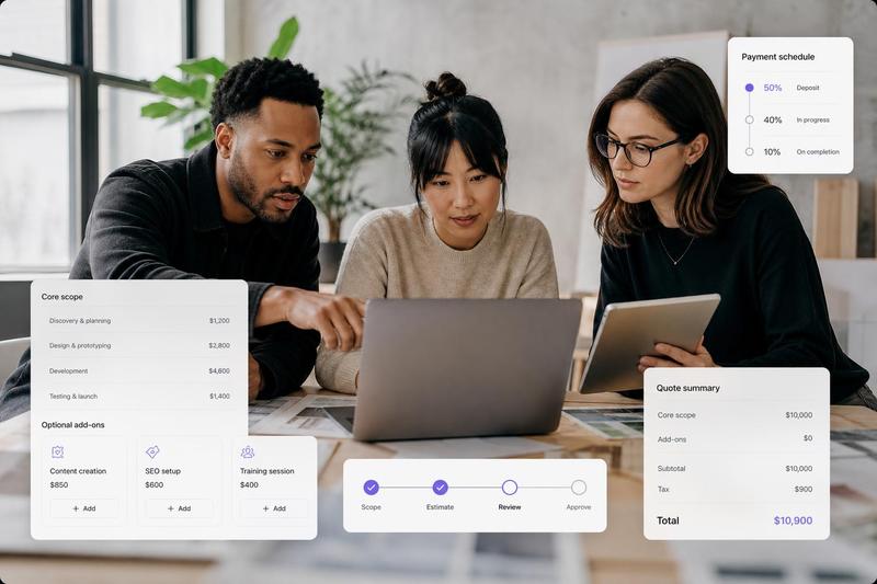 Optional Line Items in Quotes: How to Offer Add-Ons Without Slowing Client Approval