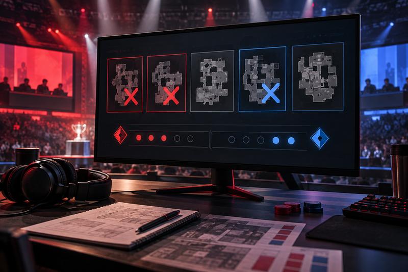 Veto de mapas en CS2: cómo leer picks, bans y estadísticas antes de apostar